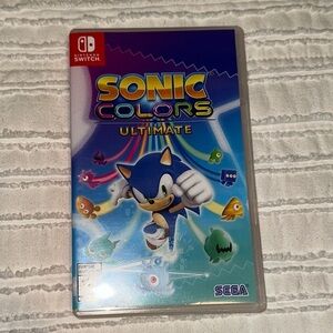 SEGA Sonic Colors Ultimate for Nintendo Switch game EUC